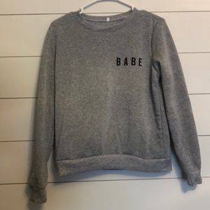 BABE sweatshirt
